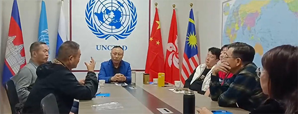 綠建國際報道：2023年11月5日下午中國綠建進出口聯盟理事長郭朝連，中國散協陶粒專委會執行秘書長常偉在建筑材料工業技術情報研究所接待了來著駐東南亞的經貿代表團